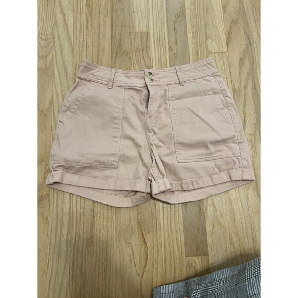 Falls‎ Creek Shorts Womens 8 Pink High Rise Stretch
